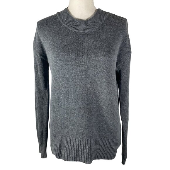 Toad&Co Recycled Denim Pullover Sweater women’s XS outdoor minimalist sustainabl - Picture 1 of 9